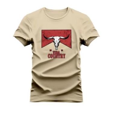 Imagem de Camiseta Algodão Estampada Unissex T-Shirt Confortável Vida Boro-Unissex