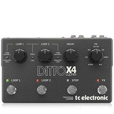 Imagem de TC Electronic Pedal de guitarra Ditto X4 Looper Effects