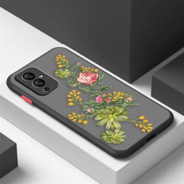 Imagem de Capa de telefone fosca para Oneplus 10 9 8T 8 7 7T 6 6T 5 5T PRO NORD CE 2 N10 N100 5G Capa lindas flores coloridas, SFBLA11, para Oneplus NORD CE2 5G