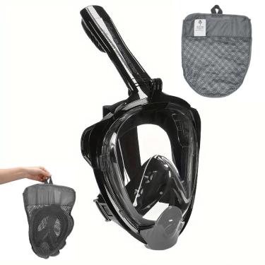 Imagem de Mascara Subaquática de de Mergulho Gold Sports Sea Full Face Com Snorkel-Unissex