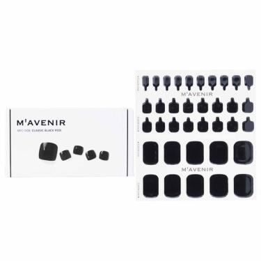 Imagem de Adesivo de unhas Mavenir Classic Black Pedi Salon-quality
