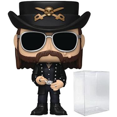 Imagem de POP Rocks: Motorhead - Lemmy Kilmister Funko Vinyl Figure (Bundled with Compatible Box Protector Case), Multicolored, 3.75 inches