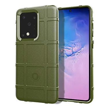 Imagem de Capa S20 Ultra 5G, LABILUS (série de proteção robusta) TPU espesso sólido áspero armadura capa protetora tática compatível com Galaxy S20 Ultra 5G (6,9 polegadas), Army Green