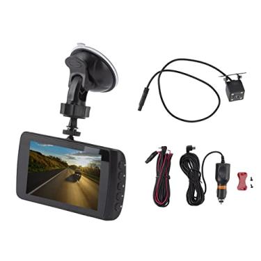 Imagem de Gravador de Condução de Carro Lente Dupla Hd 1080 P Carro Dvr Dash Cam Com Gravação Em Loop Detecção de Movimento Detecção de Gravidade Monitoramento de Estacionamento Carro Dvr