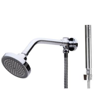 Imagem de Ducha Chuveiro Redonda Moderna Luxo C/ Duchinha De Mao - Lusaflex