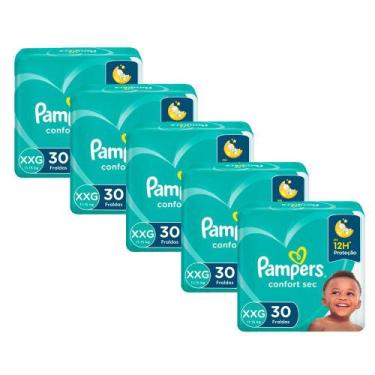 Imagem de Kit Fraldas Pampers Confort Sec XXG com 150 unidades