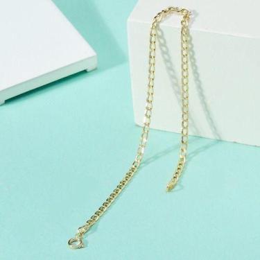 Imagem de Pulseira Grumet Oca Unissex 18cm 2,7mm Ouro 18k 750 - Thile Jóias