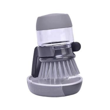 Imagem de Escova Lava Louça Dispenser Dosador Com Suporte Cozinha - LIP