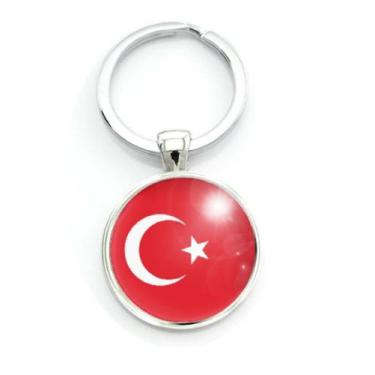 Imagem de Chaveiro Bandeira da Turquia unissex - RECANTOASTRALSITE