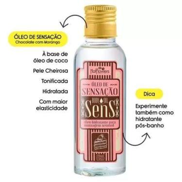 Imagem de ÓLEO DE MASSAGENS BEIJÁVEL SENSAÇÃO 120ml - D.AMOR