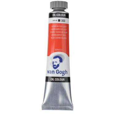 Imagem de Tinta Óleo 20 Ml Talens Van Gogh Serie 2 Cadmium Red Light 303, 20ML