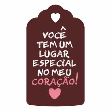 Imagem de 100 Tag Presente Etiqueta Lugar Especial No Meu Coração  - KARDOS