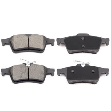 Imagem de ECCPP D1095-7874 Conjunto de pastilhas de freio a disco de cerâmica traseira adequado para Chevrolet Cobalt 2008-2010, para Ford para EcoSport 2018-2019, para Ford For Escape 2013-2016, para Ford For