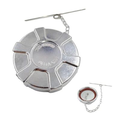 Imagem de LOBIUTIYA Tampa de tanque de combustível de alumínio sem travamento nominal de peças de caminhão de 8,8 cm OEM #3591620C2