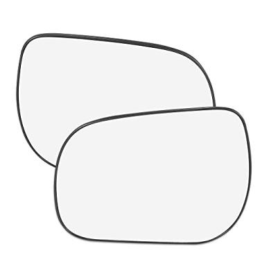 Imagem de X AUTOHAUX Retrovisor do carro lado esquerdo direito sem vidro espelhado aquecido com placa traseira 8796142790 8793142890 para Toyota RAV4 2006-2011