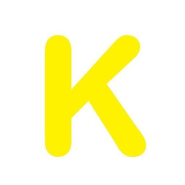Imagem de Letras em EVA Alfabeto Amarelo - 14cm - Extra Festas, K