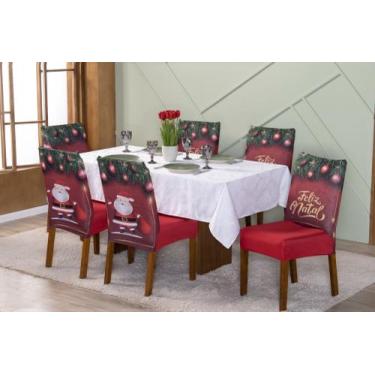 Imagem de Toalha de Mesa Jacquard Mesa de 6 Lugares - Ametista, Branca