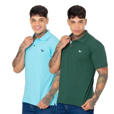 Imagem de Kit 2 Camisa Polo Para o Seu Dia Preço Baixo Qualidade - Ridens, P, Ve