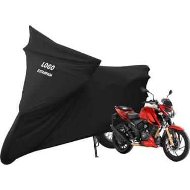 Imagem de Capa Protetora Para Cobrir Moto DafraApache RTR 200 - Mz, Preta
