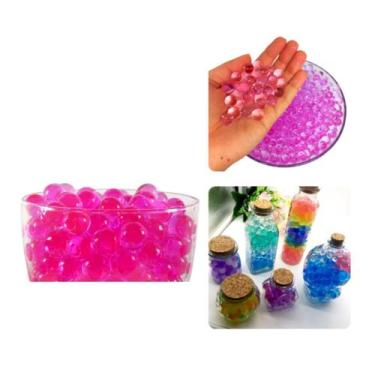 Imagem de Bolinhas de Gel Orbezz Rosa 1.400un 20g Cresce c/Água - GabiJovi