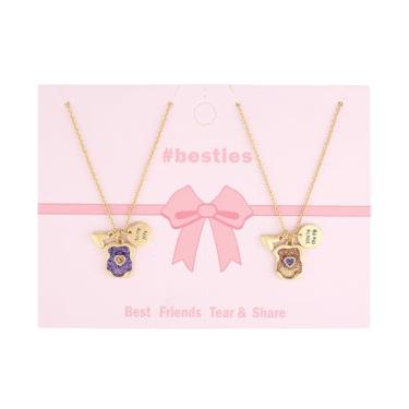 Imagem de Firopia Colar Best Friend | Colar de Amizade Combinando BFF | Colar de Amizade Presentes para Mulheres, Sem Pedra Preciosa