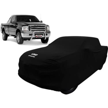 Imagem de Capa De Tecido Cobrir Camionete Ford F250 Cabine Simples (Preto)