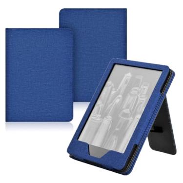 Imagem de GUKSRASO Capa com Suporte para Kindle Oasis 9ª/10ª 2017/2019 - Capa de pu DuráVel com Auto Sleep Wake, Slot para CartãO, Recurso de AlçA de MãO