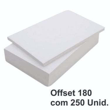 Imagem de Papel Offset 180g A4 Branco 210mmx 297mm - Chambril