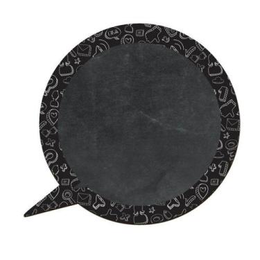 Imagem de Quadro Lousa Decorativo balão de Fala - DROSSI