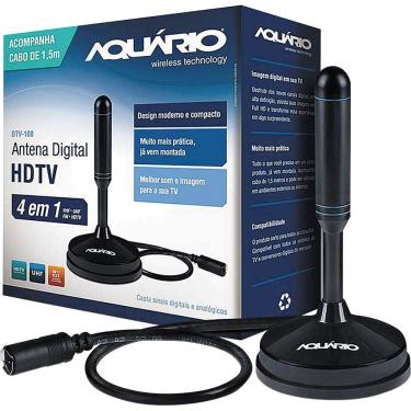 Imagem de Antena Digital Interna/Externa Aquário DTV-100
