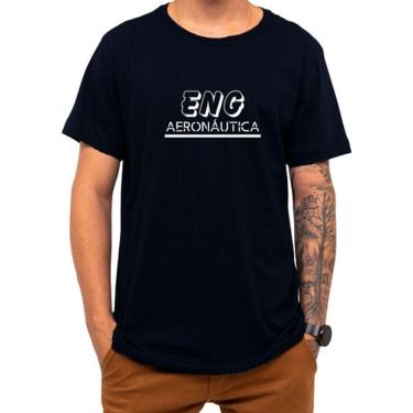 Imagem de Camiseta Faculdade Engenharia Aeronáutica Uni 100% Algodão