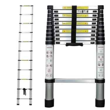 Imagem de Escada Alumínio Telescópica 3.2 m 11 Degraus - Multifuncional