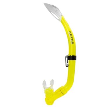 Imagem de Respirador Snorkel de Mergulho Infantil Cetus Bari - Amarelo