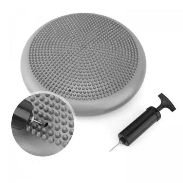 Imagem de Disco Inflavel Balance Cushion MBFit Para Exercício, Unico, Cinza