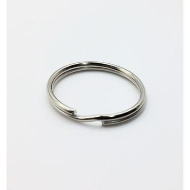 Imagem de Argola para Chaveiro 22mm Batida (100pçs) Cod1137 - Dandie, Prata