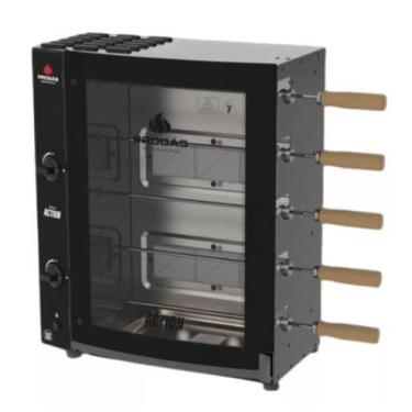 Imagem de Forno Assador Rotativo 5 Espetos Infravermelho a Gás PRAC-05I Action Bivolt - Progás