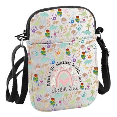 Imagem de Child Life Specialist Gift Making a Difference In Little Lives Bolsa tiracolo Vida Infantil Presente CCLS, Bolsa infantil In Little Lives