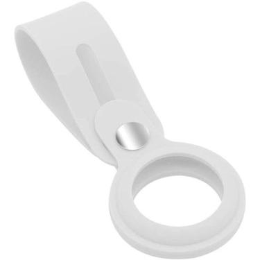 Imagem de Capa Case  Nsmart compatível com Airtag Air Tag Chaveiro, Branco