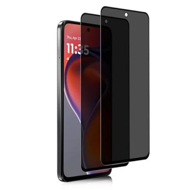Imagem de ShinKin [Pacote com 2 protetores de tela de privacidade para Motorola Moto G15 Power 4G, película de vidro temperado de privacidade, proteção antiespião para Motorola Moto G15 Power 4G protetor de