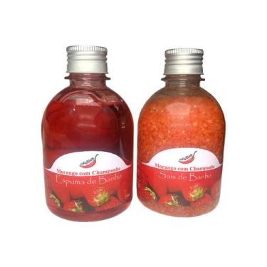 Imagem de Kit Sais e Espuma de Banho Tamanho Grande 250g Chillies Ofurô Banheira