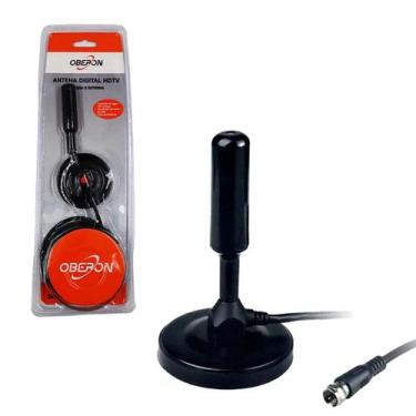 Imagem de Antena Para Tv Digital HDTV Interna Externa Base de Fixacao - OBERON