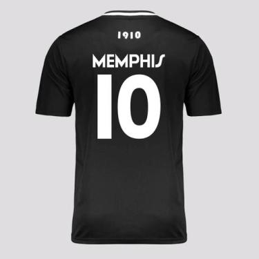 Imagem de Camisa Corinthians CP Preta 10 Memphis - Coimbra, M