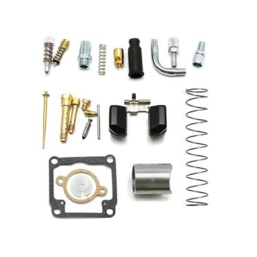 Imagem de Kit de reparo de carburador de motocicleta para Dellorto PHBG DS Racing 17 mm 19 mm boia agulha assento junta jatos reconstruir peças sobressalentes