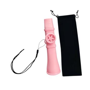Imagem de Colaxi Kazoo Mouth Flute Party Portable Favors Gift exclusivo fácil de tocar de brinquedo para o teclado do ukulele de violão de guitarra Iniciante, Rosa