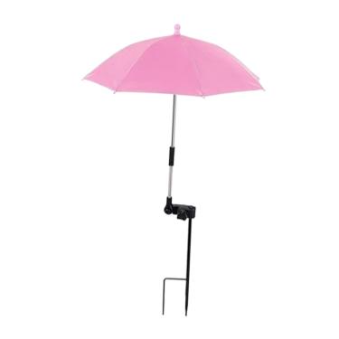 Imagem de Bothyi Plante guarda -chuva guarda -chuva de -chuva coberta de protetor solar de dossel resistente à tampa da sombra para plantas em vasos para a flor do, Rosa