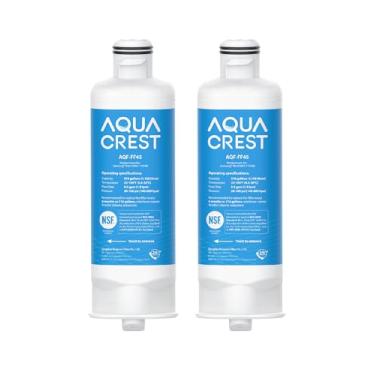 Imagem de AQUA CREST HAF-QIN/EXP Substituição para Samsung DA97-17376B, DA97-08006C, HAF-QIN, RS27T5200SR, RF28T5001SR, RF24R7201SR, RF28R6201SR, AQF-FF45, filtro de água de geladeira (pacote com 2)