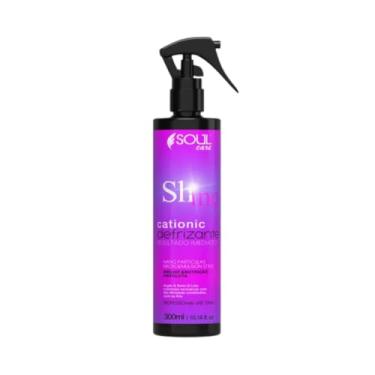 Imagem de Protetor Térmico Reconstrução Capilar Anti Frizz Spray Líquido 300ml Shine Soul Care Profissional - Brilho e Proteção para Cabelos Danificados