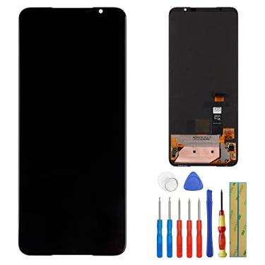 Imagem de E-yiiviil Tela digital LCD compatível com Asus ROG Phone 5 ZS673KS 6,8 polegadas Tela LCD sensível ao toque Montagem com ferramentas