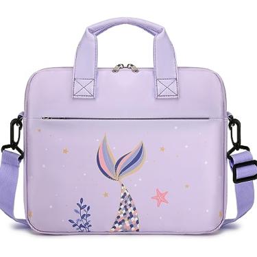Imagem de JIANYA Bolsa para tablet infantil, bolsa de transporte para iPad com alça de ombro de 10 a 12,5 polegadas, capas e capas para tablet