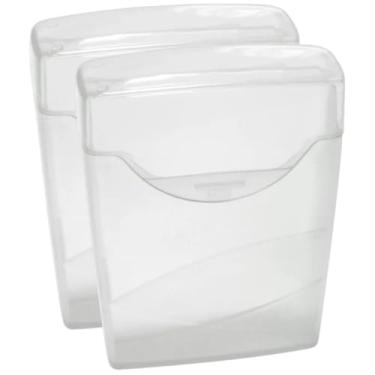 Imagem de Estojo Organizador Grande para Porta Cotonete Hastes 2 Und (Transparente)